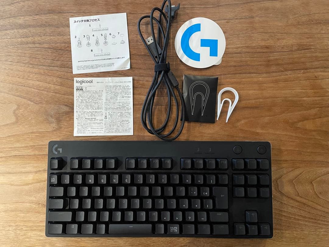 logicool PRO X ゲーミングキーボード 本体