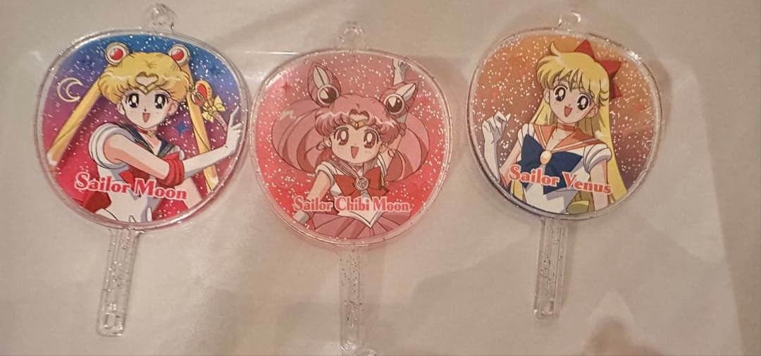 セーラームーン うちわ　キーホルダー　コンプリート