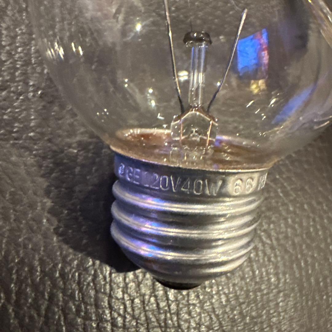 アメリカ製　1950s ヴィンテージ　ブラウンガラス　ランプ　ミッドセンチュリー