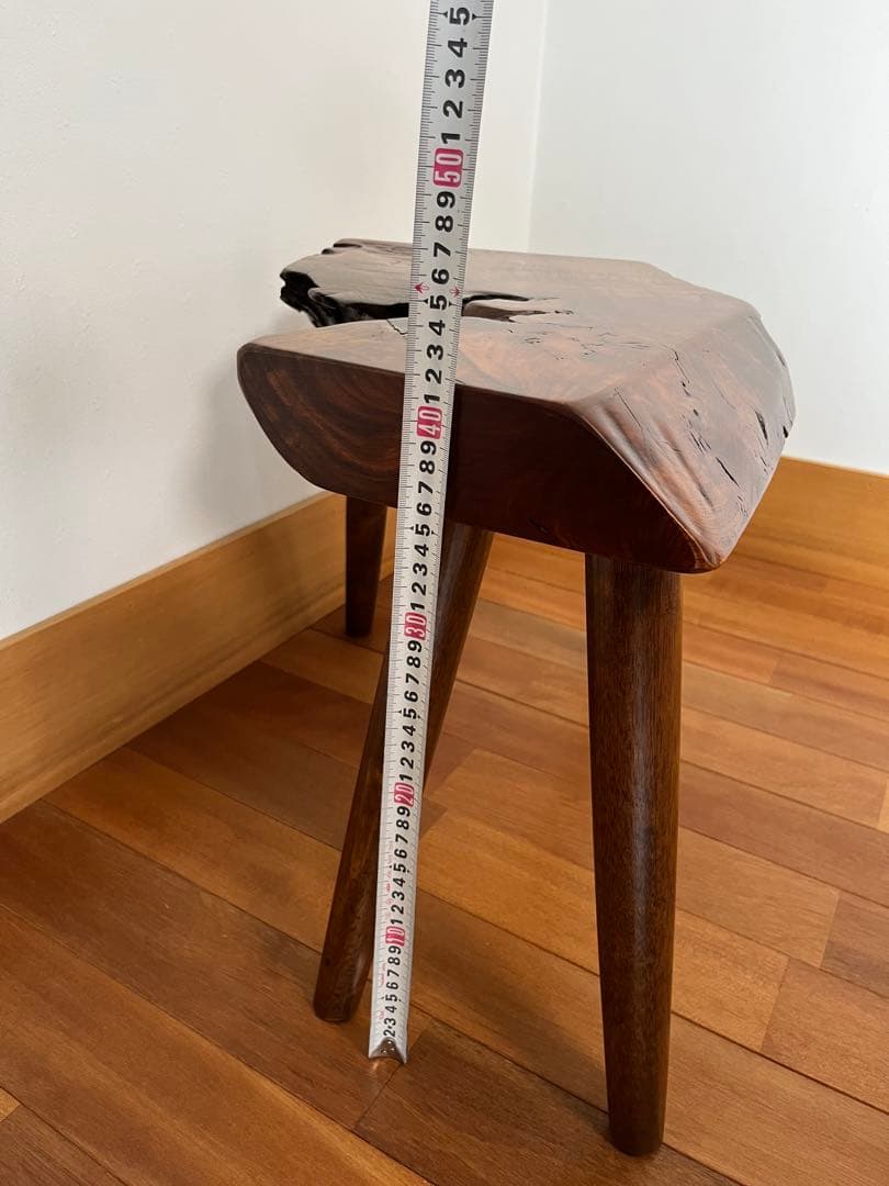 欅（けやき）スツール　無垢材