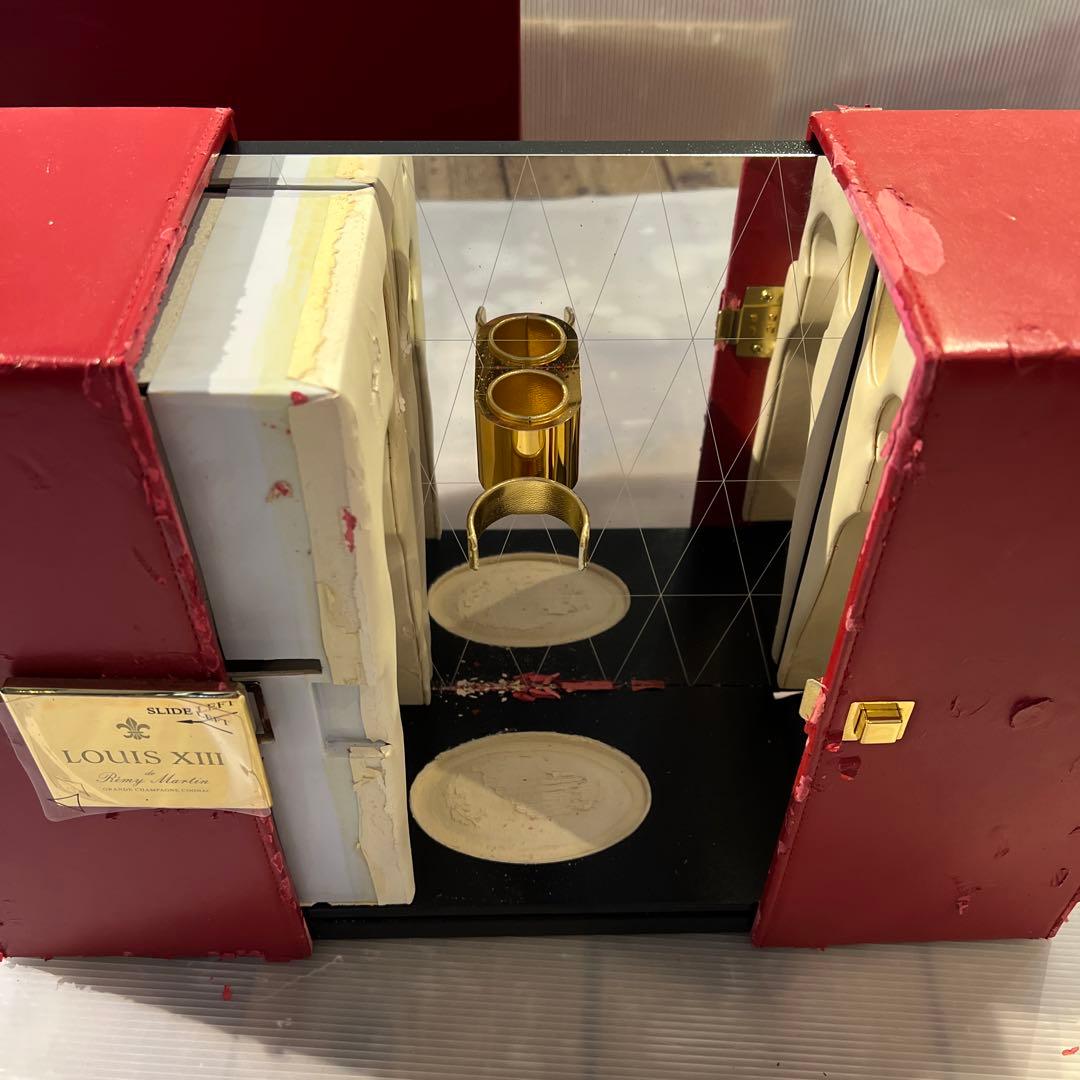 希少 レミーマルタン ルイ13世 空バカラ クリスタルボトル 観音開き