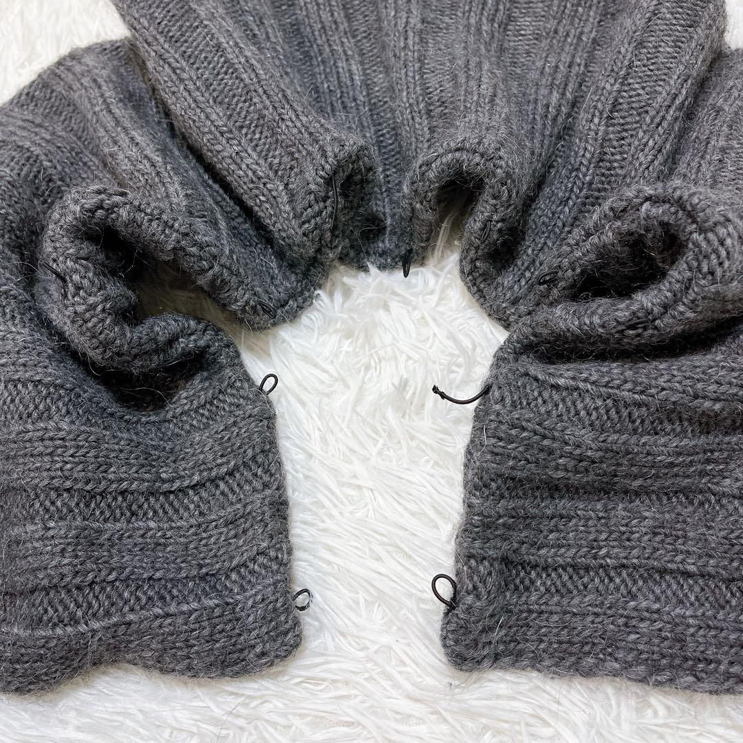 美品✨マックスアンドコー ツイード チェスターコート アルパカ＆モヘア混マフラー