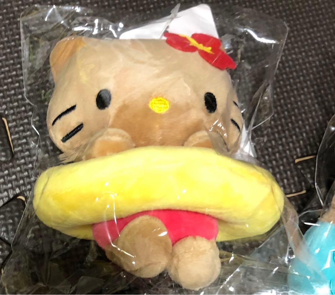 日焼けキティ　4点セット　新品　マスコットチャーム　コギャルキティ　キティちゃん