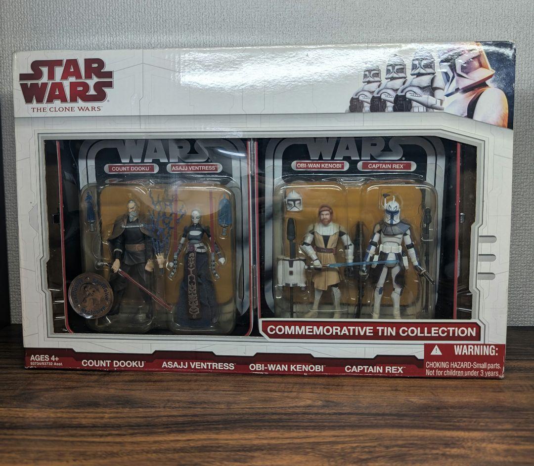 新品未開封 スターウォーズ クローン・ウォーズ フィギュア トイザらス限定セット