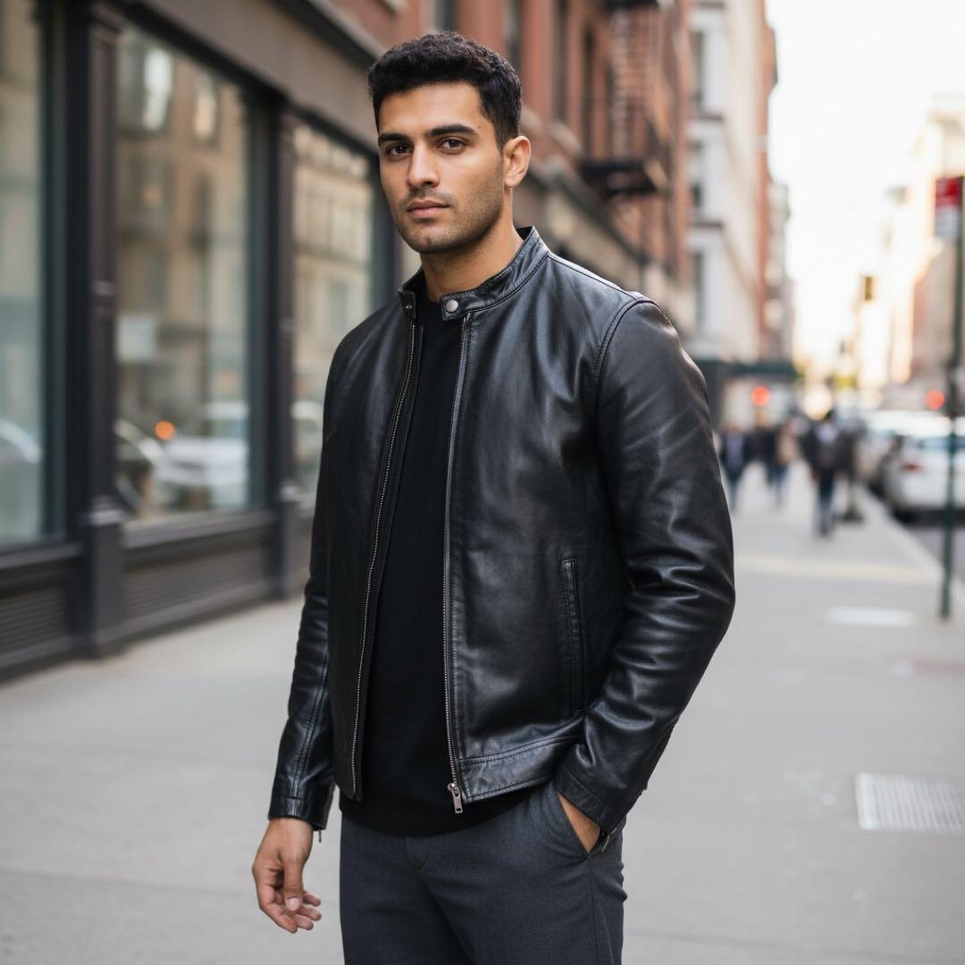 90s 00s OLD GAP 本革 シングルライダース レザージャケット