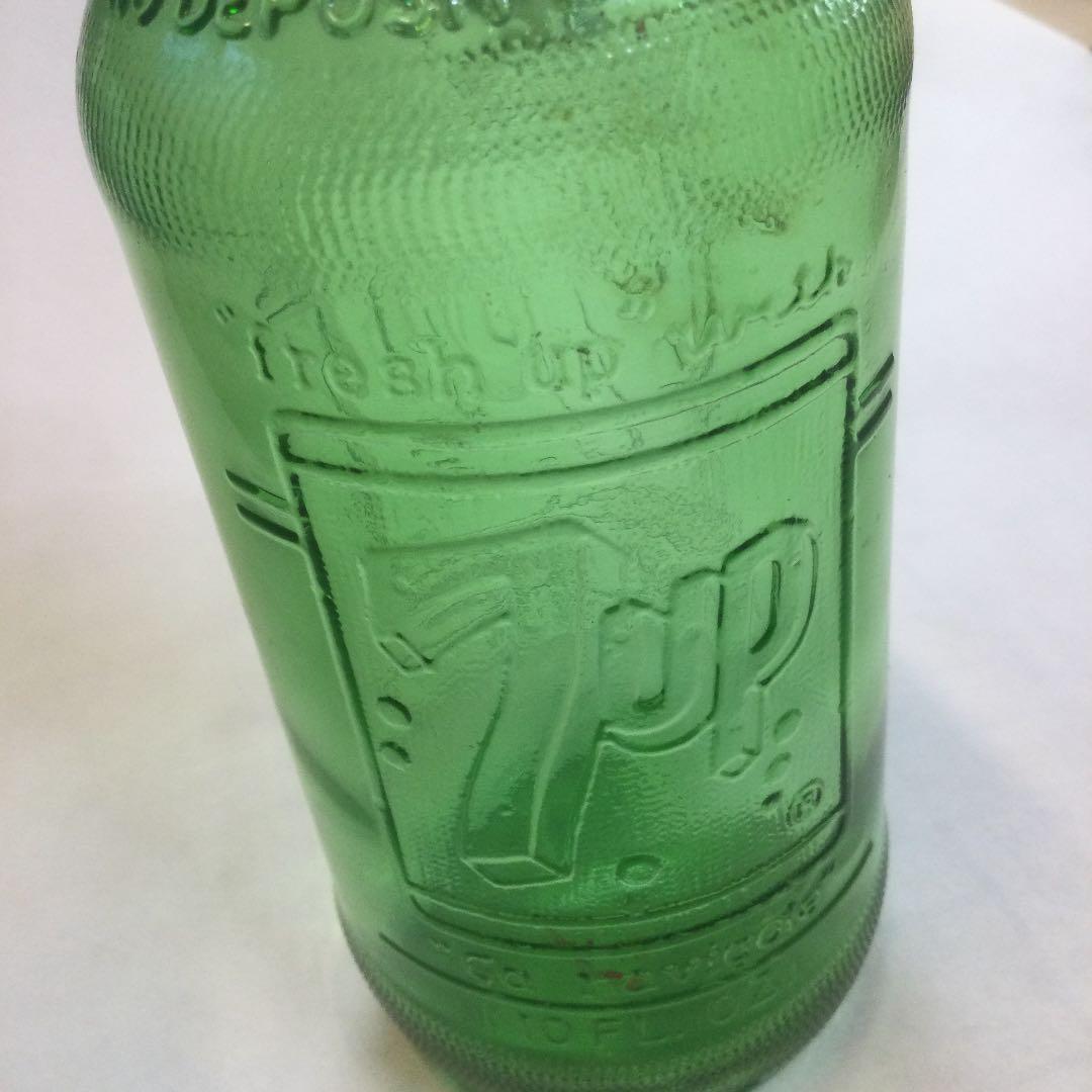 7up セブンアップ　ヴィンテージボトル　1960年代　美品