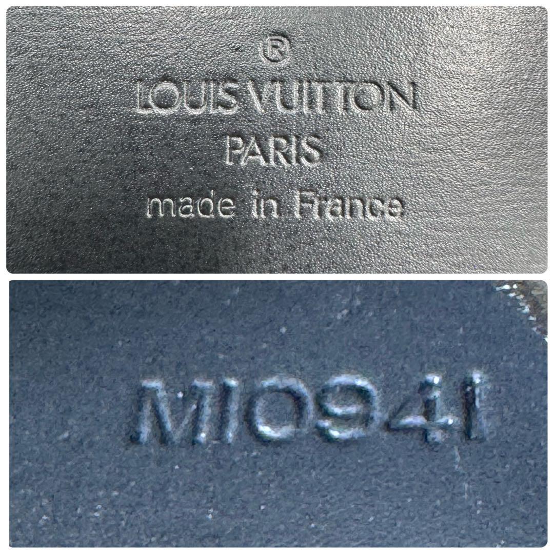 ルイ ヴィトン エピ ポルトモネ ビエ カルトクレディ レザー 3つ折財布 黒