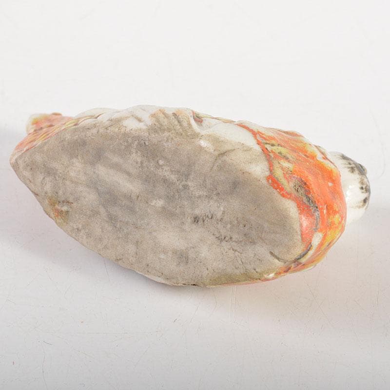 古民芸　色絵　鯛乗り童子　水滴　時代箱付　N　6771