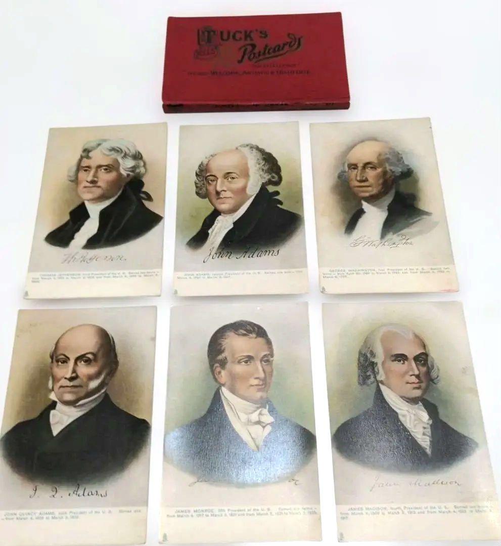 絵はがき　アメリカ　歴代　大統領　1797年〜1901年まで　24枚