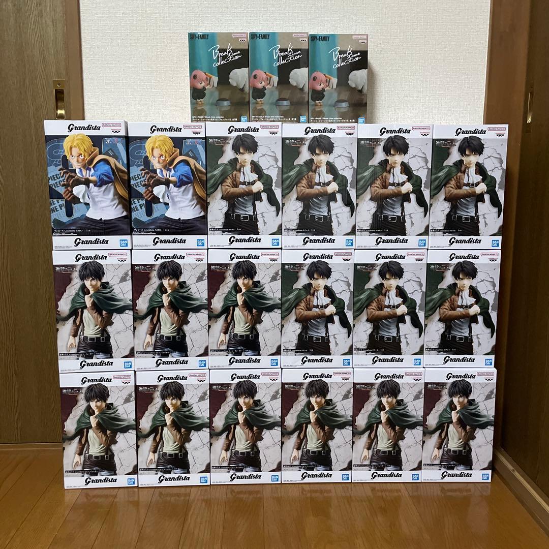 12 進撃の巨人　ワンピース　スパイファミリー　リヴァイ　エレン　サボ　アーニャ