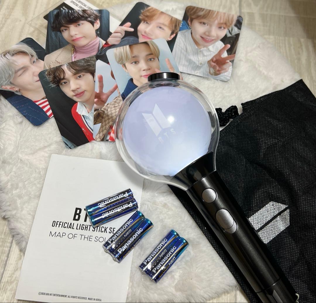 BTS アミボム ver.4 ペンライト MOS+ 新品電池６個付き
