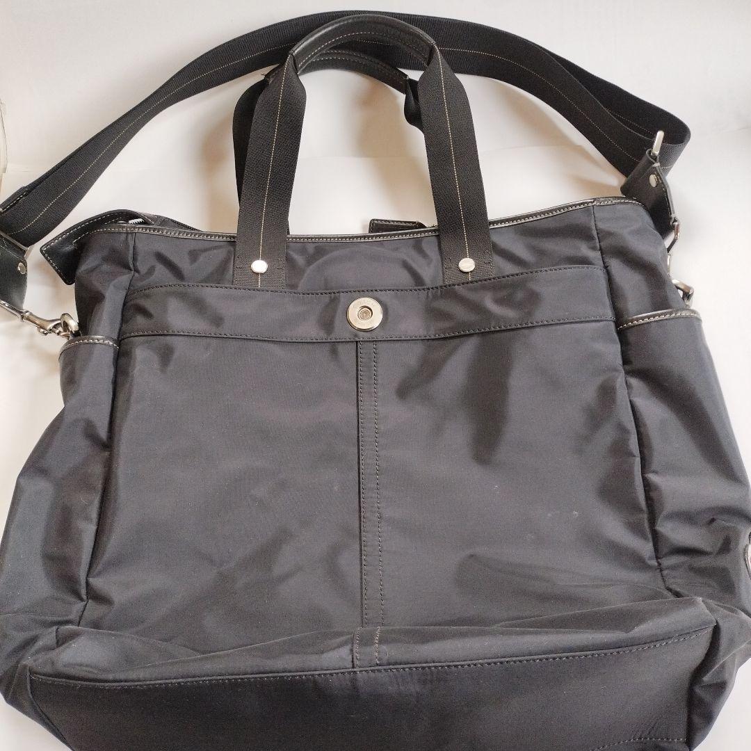 COACH コーチ 5371 2WAY トートバッグ 黒 通勤 通学 旅行