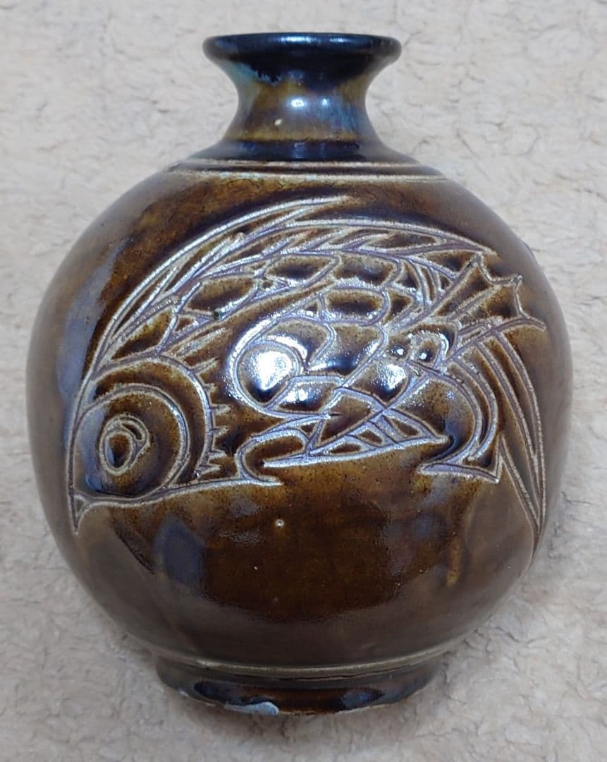 ♥国宝金城次郎の長女(故)宮城須美子さんの丸壺