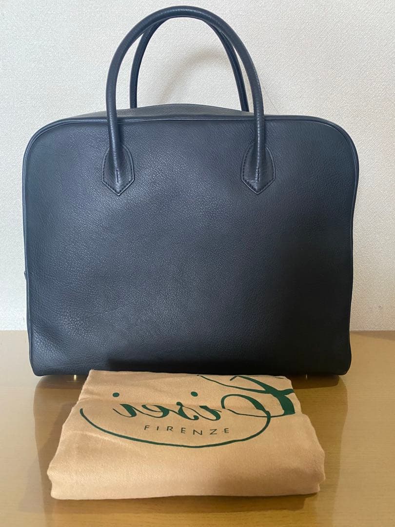 Cisei レザービジネスバッグ 黒