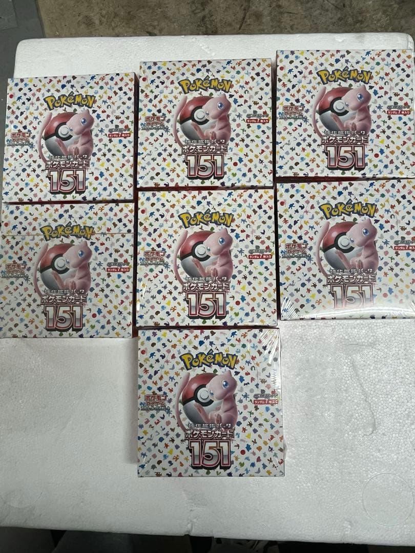 ポケモンカード 151 7ボックスセット