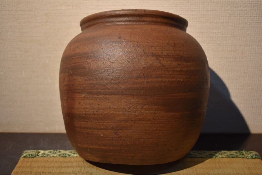 【真作 江戸初期名品】 「古備前水指」（江戸初期） 鑑定委員会箱書/鑑定書付属