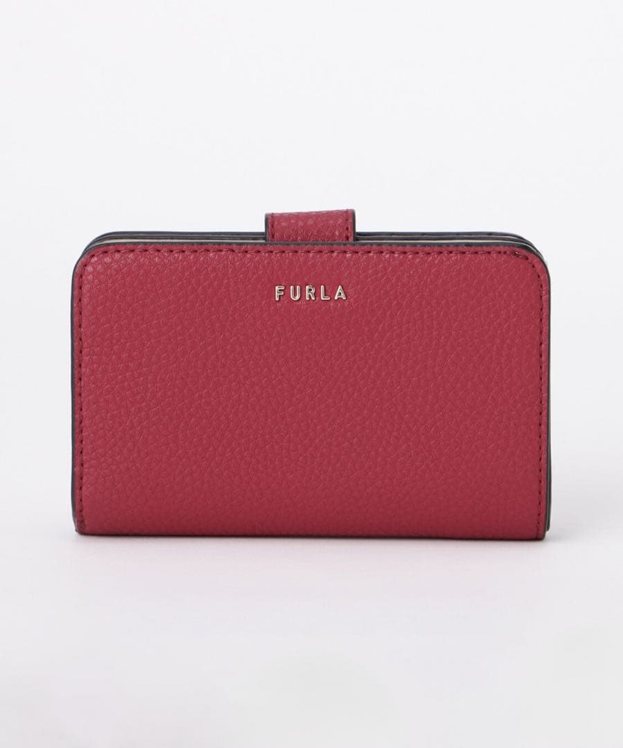【新品未開封】FURLA フルラ バビロン 二つ折り財布 コンパクトウォレット赤