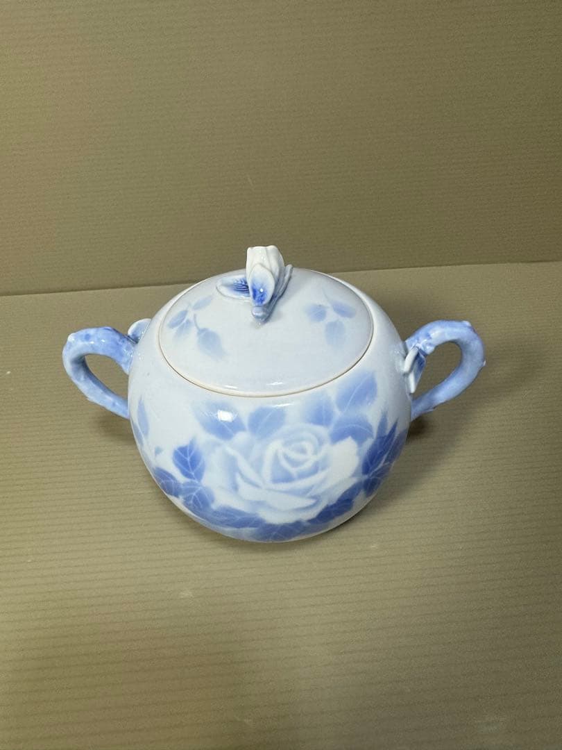 2289 希少　深川製磁　ティーポット1客　シュガーポット1客