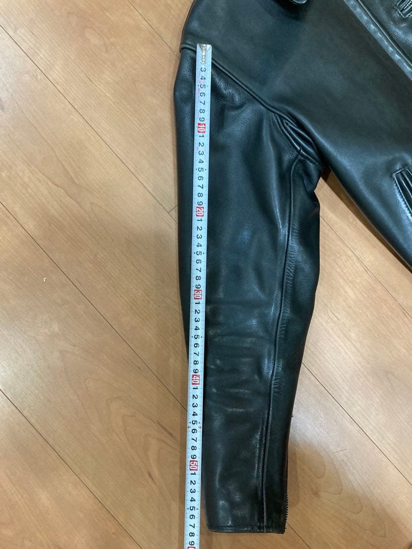 Schott 642 ボアライナー付 シングル ライダース ジャケットサイズ34