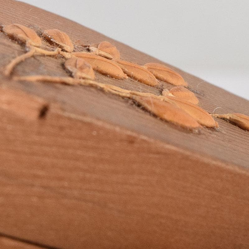 茶道具　木彫　月形香合　稲香合など　５点まとめて　V　R9255