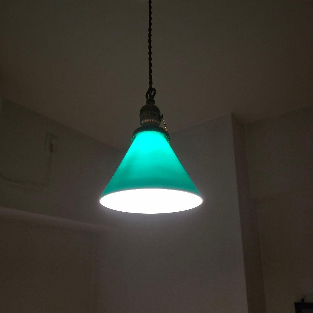 cocorizo様アンティーク エメラライト ランプシェード Emeralite