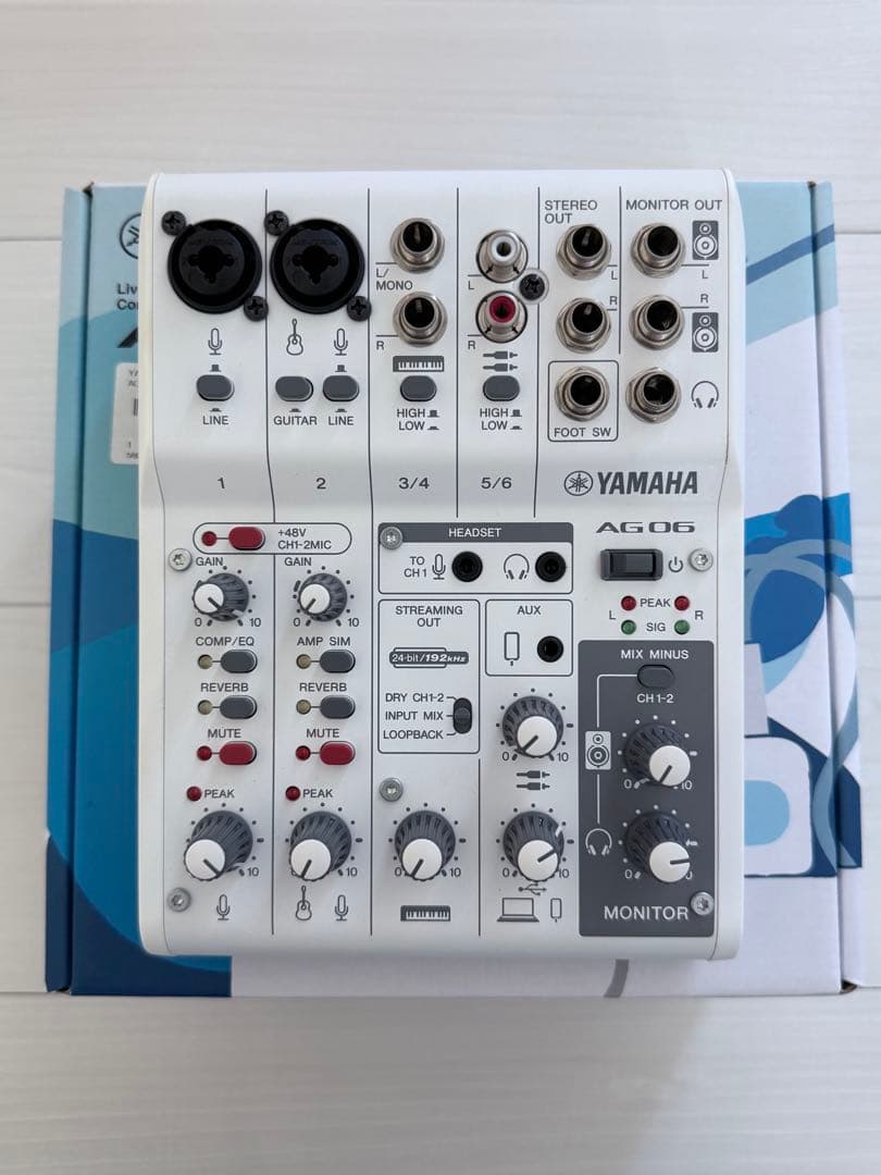 【土日限定価格】YAMAHA AG06 MK2ライブ配信ミキサー