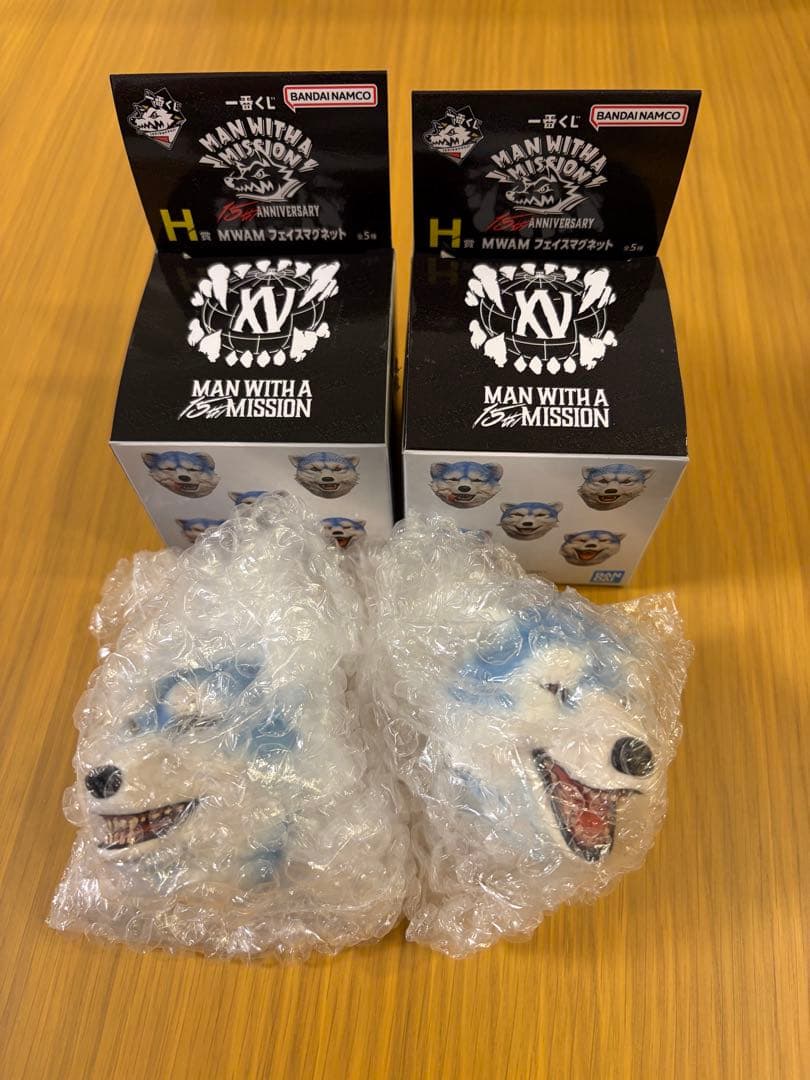 MWAM　一番くじ　H賞フェイスマグネット　2種セット