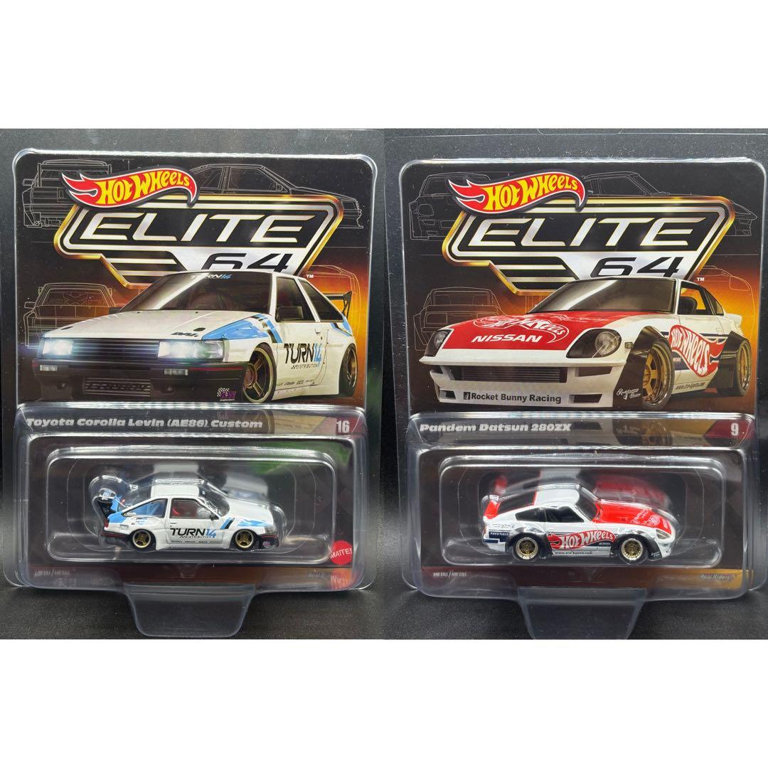 ホットウィール LRCエリート64 トヨタ カローラ レビン 280ZX 2台