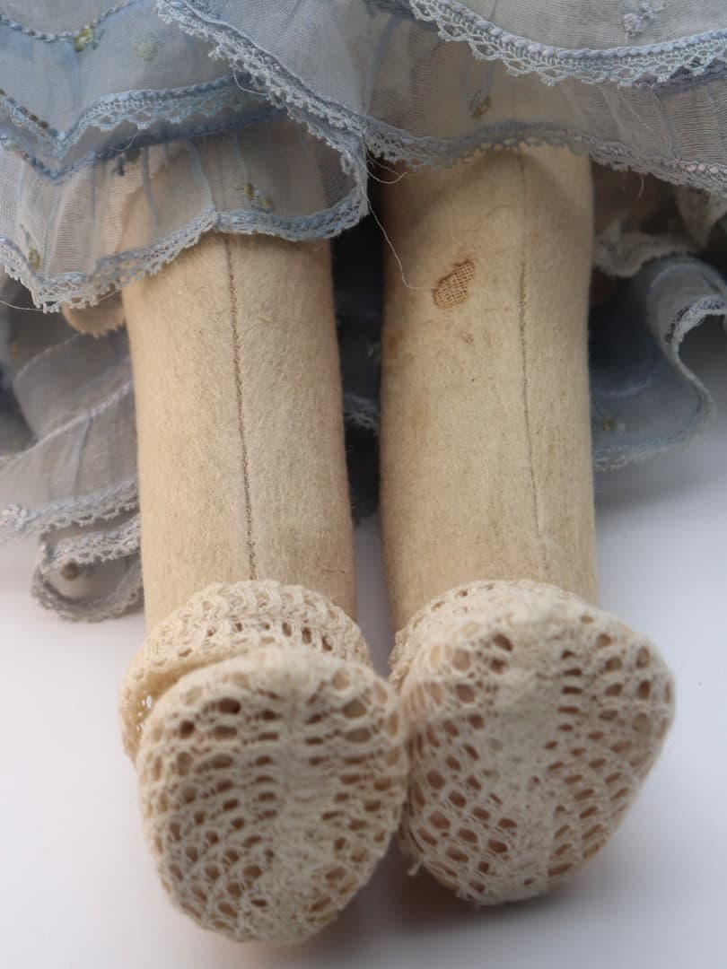 アンティーク・レンチ・ドール 45cm 虫喰いあり LENCH DOLL