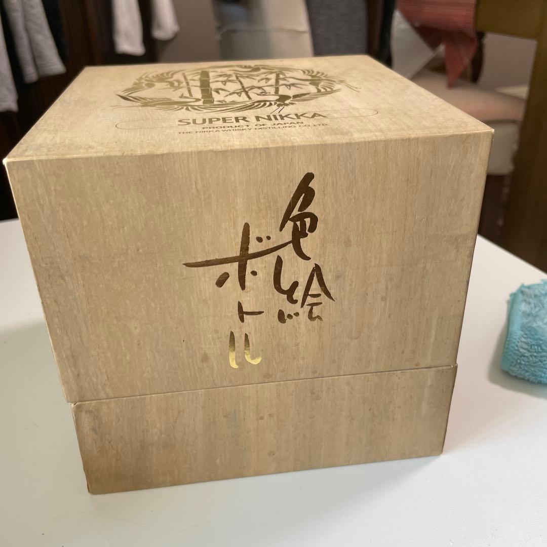 【未開栓】ニッカ　陶器　有田焼　色絵ボトル　ウイスキー　特級　ニッカウヰスキー