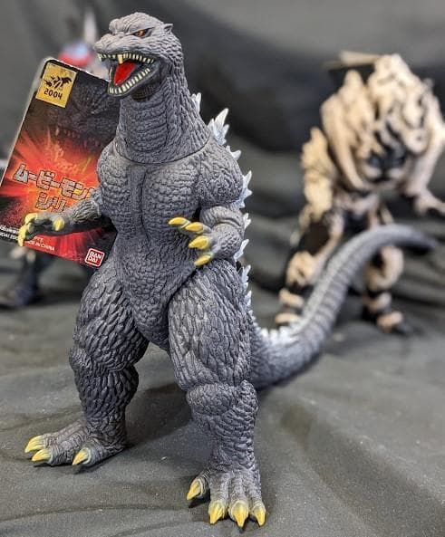 FWゴジラ・ガイガン・モンスターX（バンダイ）タグ付ソフビフィギュア３体セット