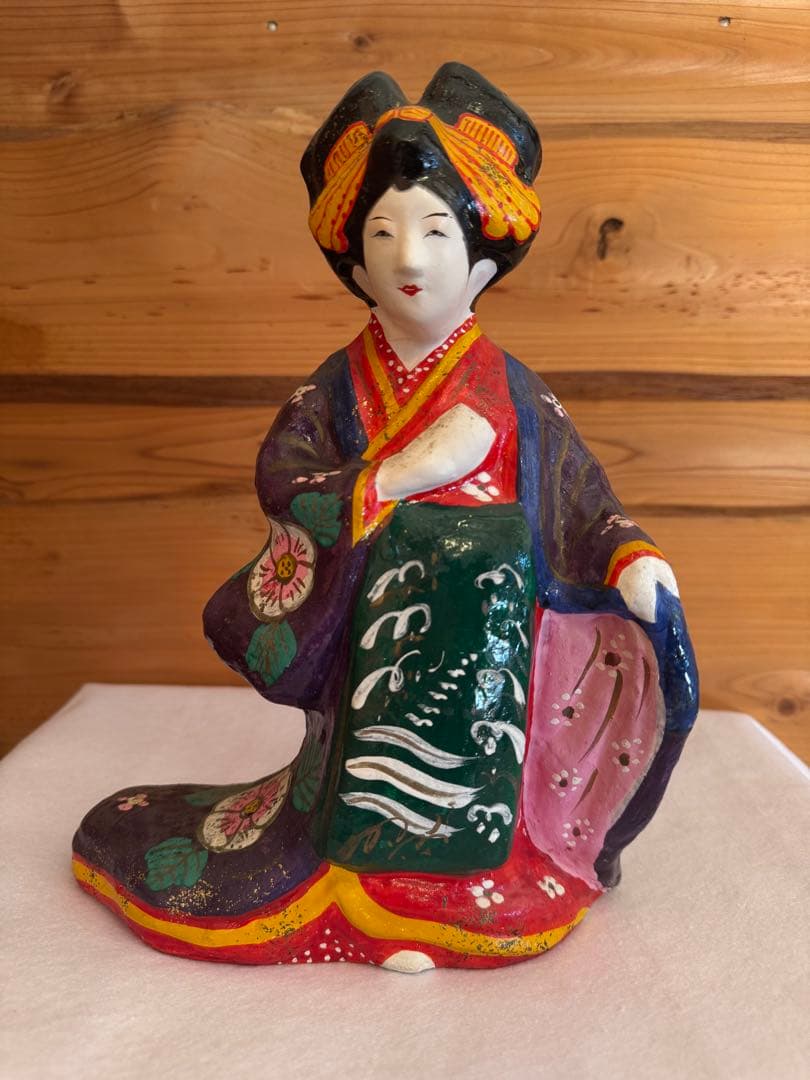 中野土人形 西原家 花魁 立ヶ花人形 郷土玩具 民藝 伝統文化 芸術 長野