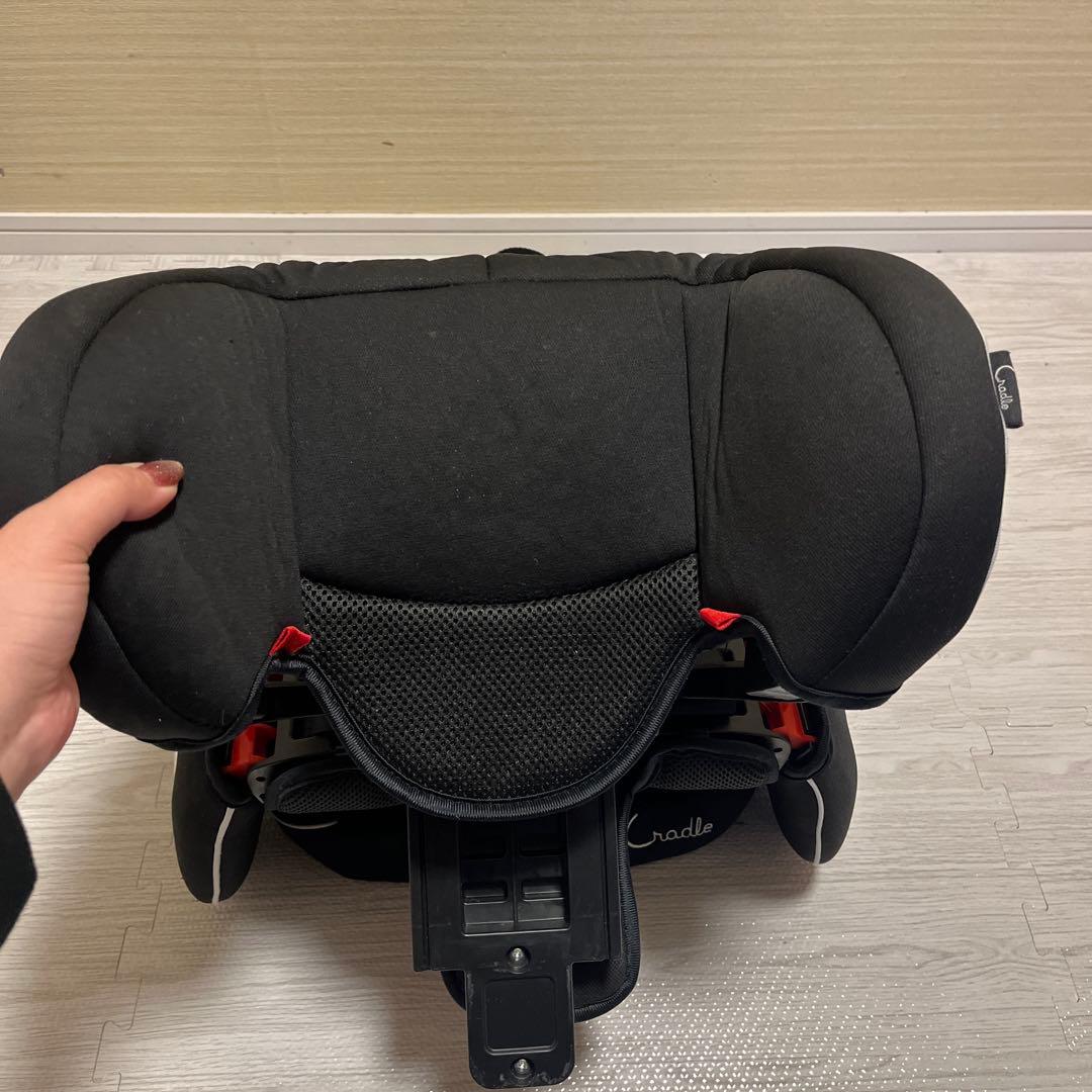 クレイドル オーカモバイルシート ジュニアシート ブラック isofix