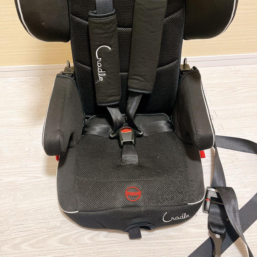 クレイドル オーカモバイルシート ジュニアシート ブラック isofix