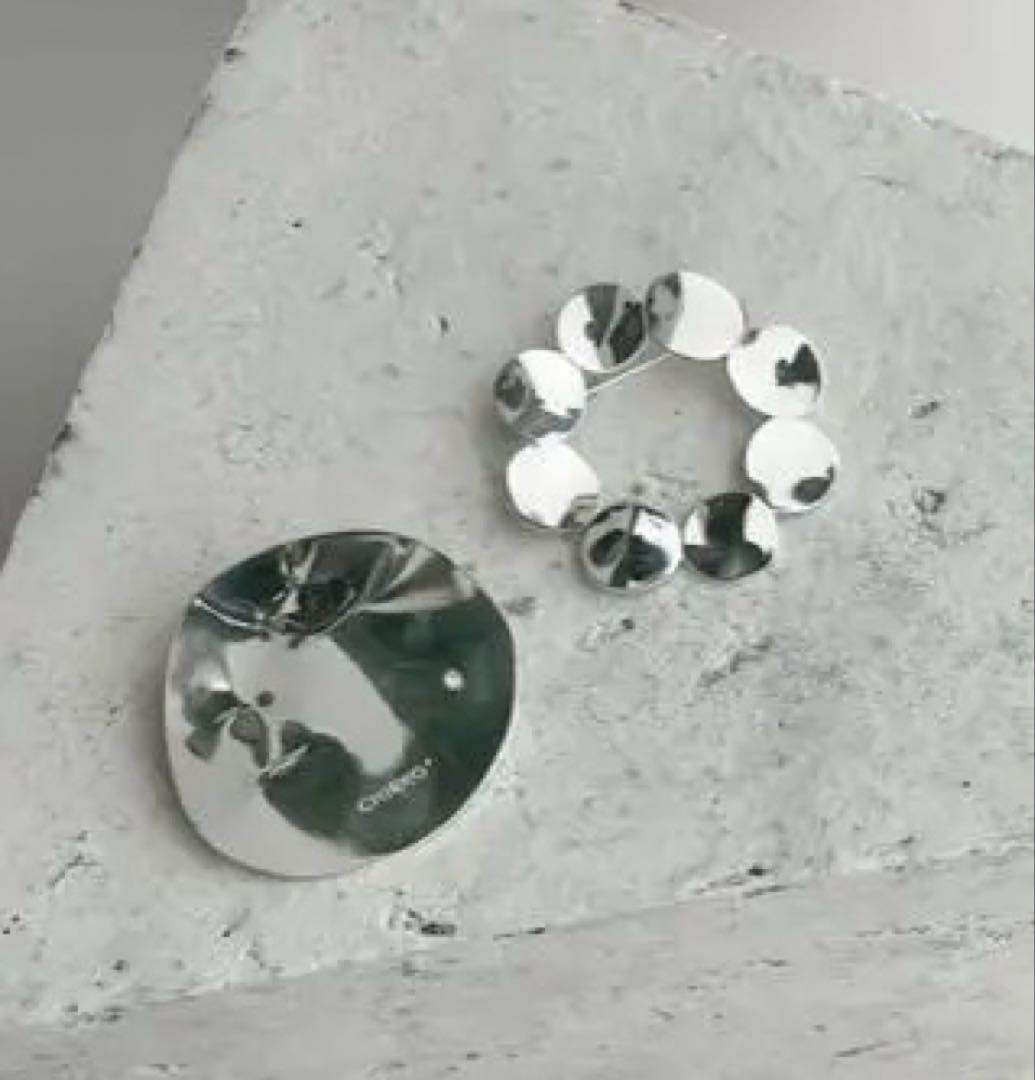 チエコプラス　duo brooch ブローチ