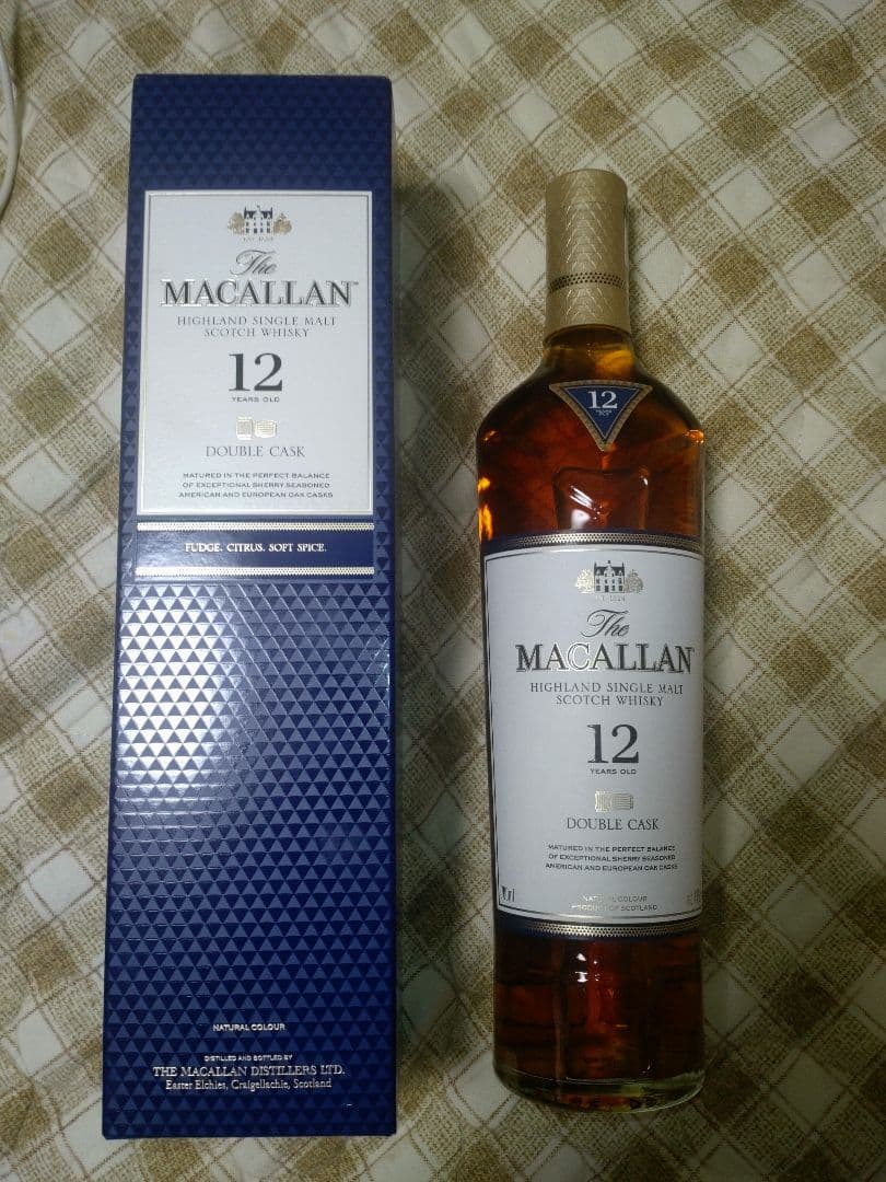 【未使用新品】ザ マッカラン 12年 ダブルカスク 700ml 箱付き正規輸入品