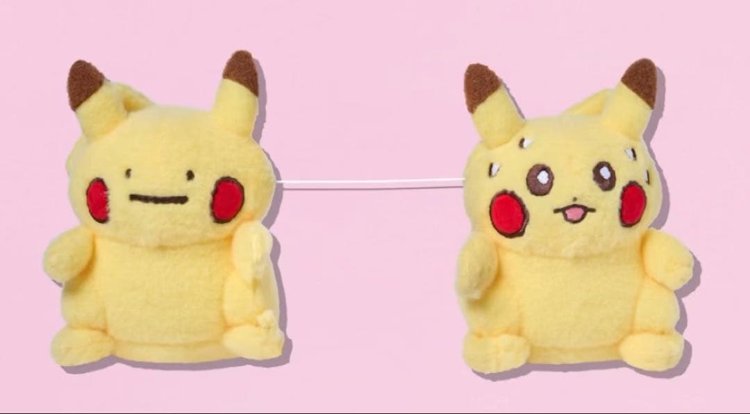 韓国限定 ポケモン ピカチュウ ぬいぐるみ メタモンは変身中