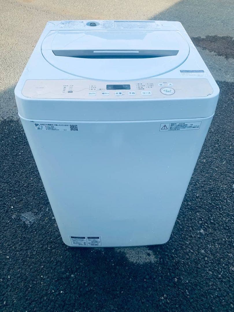 ♻️送料設置無料　SHARP 電気洗濯機　ES-GE6D-T
