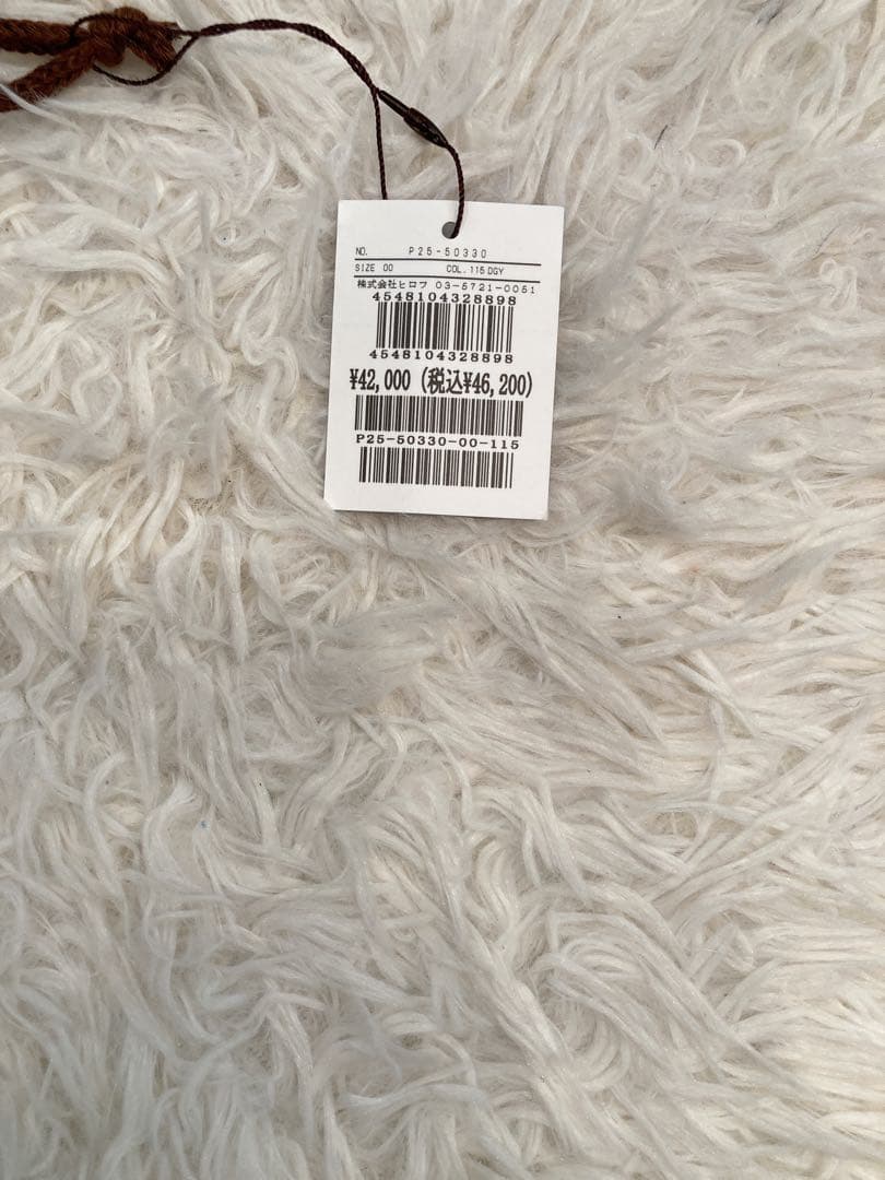 【美品】HIROFU センプレ　レザー　三つ折り財布 ダークグレー