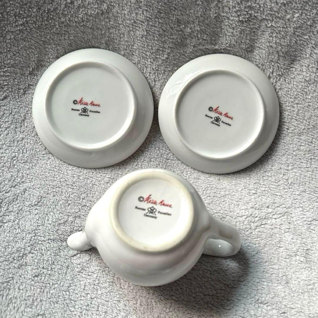 ロイターポーセリン×ケテクルーゼ ミニチュアティーセット ドイツ製ヴィンテージ