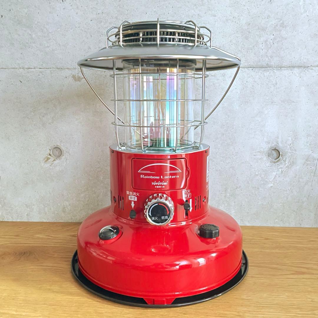 トヨトミ　レインボーストーブ　レッド