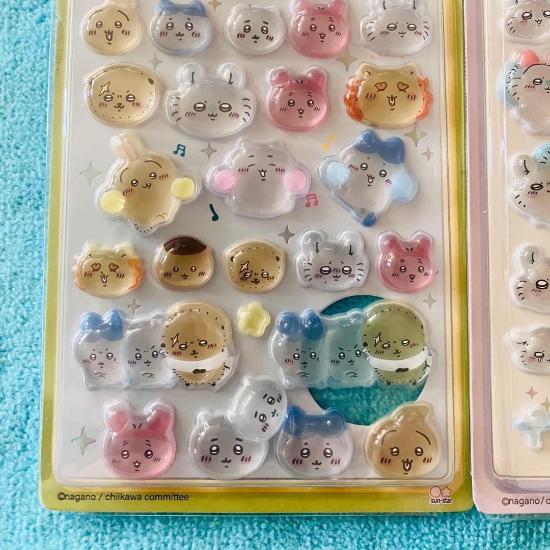 ちいかわ BONBON DROP シール 4点セット【固いぼんぼんシールです】