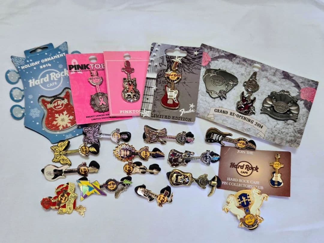 ハードロックカフェ　ピンズ　19点セット　ピンバッジ　コレクション