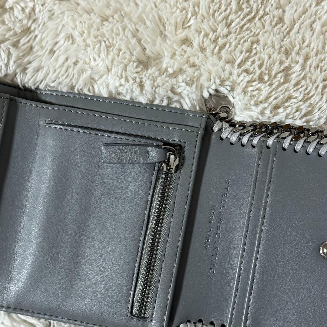 ⭐️未使用級⭐️　ステラマッカートニー　ファラベラ　三つ折り財布　ライトグレー
