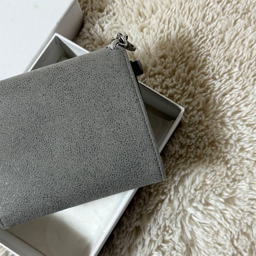 ⭐️未使用級⭐️　ステラマッカートニー　ファラベラ　三つ折り財布　ライトグレー