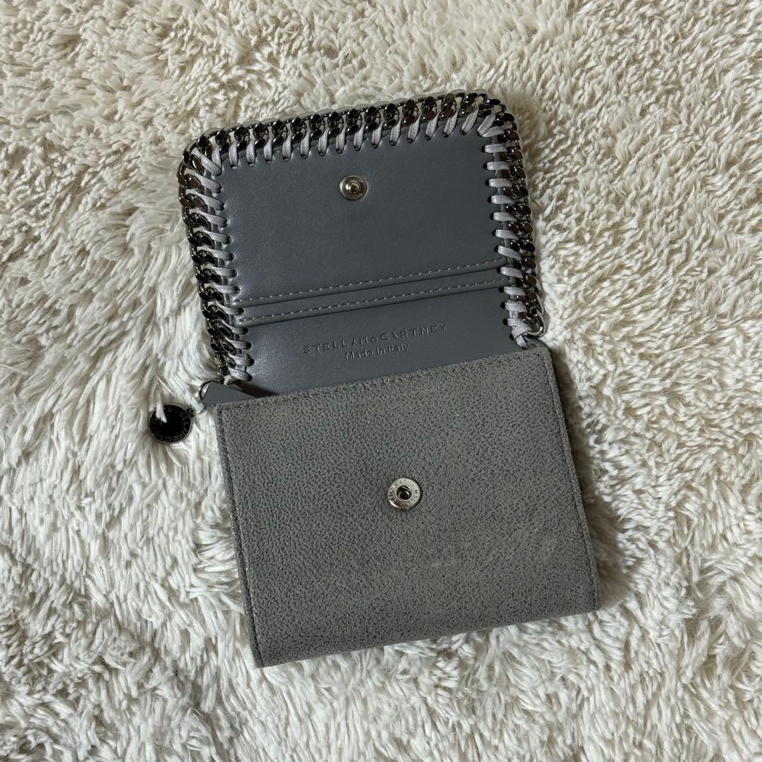 ⭐️未使用級⭐️　ステラマッカートニー　ファラベラ　三つ折り財布　ライトグレー