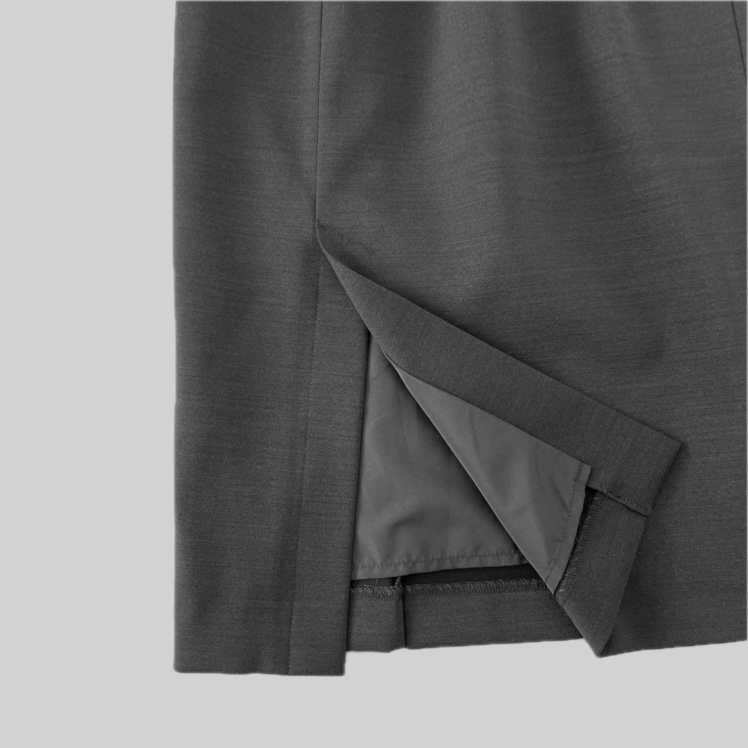 美品 anuansアニュアンス / ピンタックミディタイトスカート S