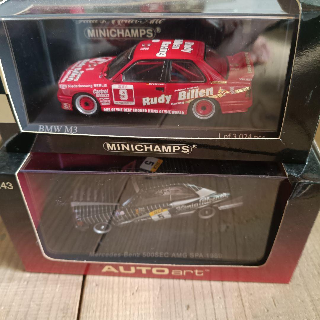 DTM レースカー まとめ2台 1/43 BMW M3 AMG 500SEC