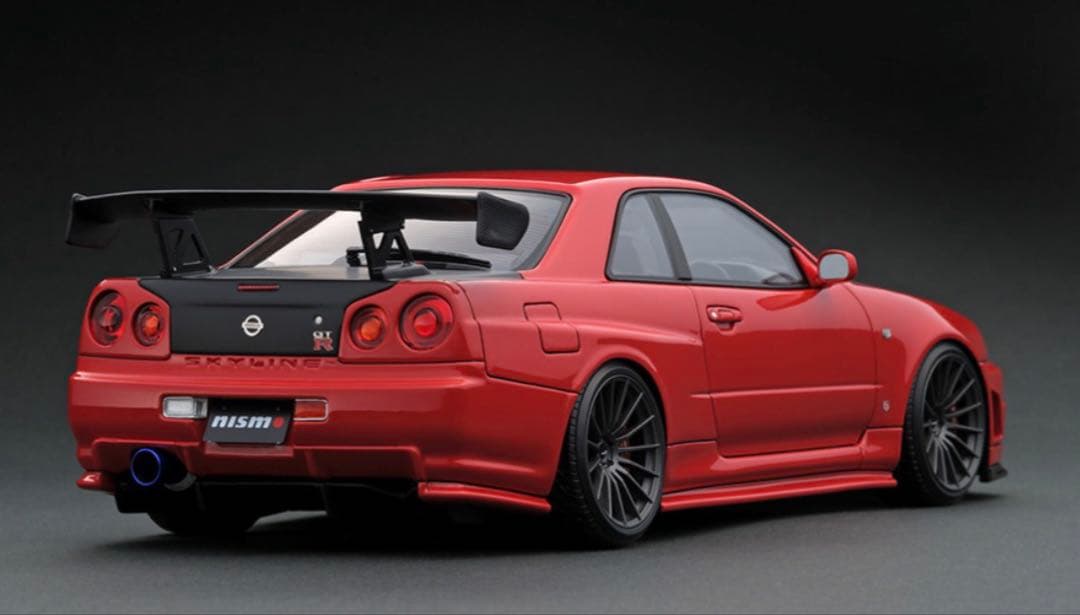 ミニカー GTR 1/18 ignition model GT-R R34 ig1831