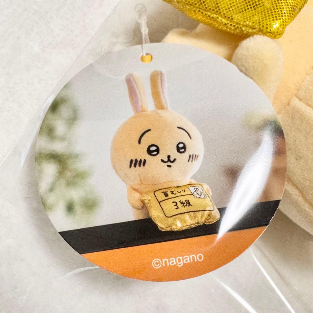 Myday公式さま ちいかわ うさぎ デスクトップから見守るひっかけぬいぐるみ